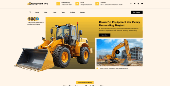 Machinery Rental Pro (SEO Themes Expert)
