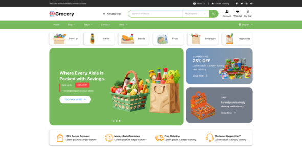 Supermarket Shopping Pro (SEO Themes Expert)