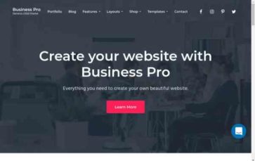Business Pro (SEO Themes) (screenshot desktop)