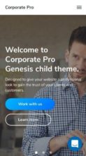 Corporate Pro (SEO Themes) - (screenshot mobile)