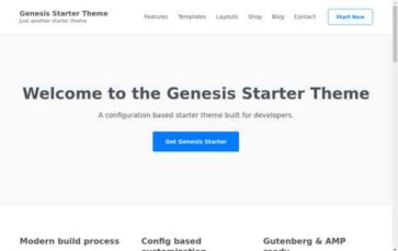Screenshot Desktop Genesis Starter (screenshot desktop)