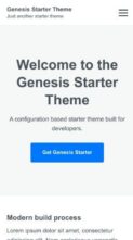 Screenshot Mobile Genesis Starter (screenshot mobile)