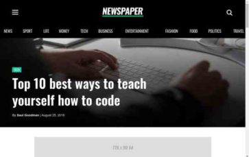 Newspaper Pro (screenshot desktop)