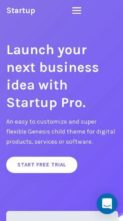 Startup Pro (SEO Themes) - (screenshot mobile)