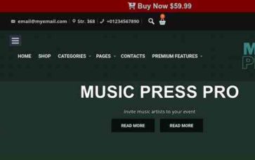 Music Press Premium (screenshot desktop)