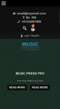 Music Press Premium (screenshot mobile)