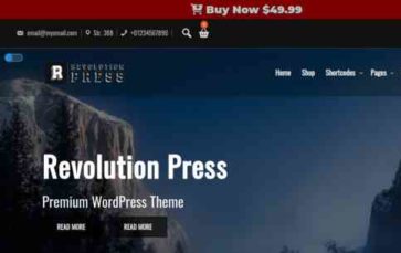 Revolution Press Premium (screenshot desktop)