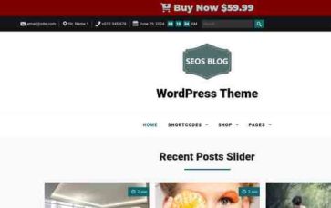 SEOS Blog Premium (screenshot desktop)