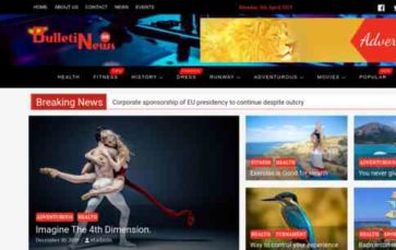 Bulletin News Pro (screenshot desktop)