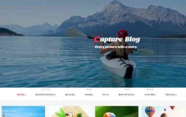 Capture Blog (screenshot desktop)