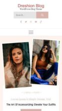 Dreshion Blog (screenshot mobile)