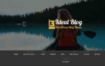 Ideal Blog (screenshot desktop)