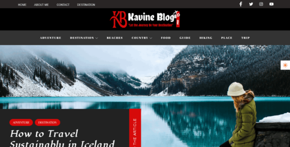Kavine Blog Pro (Shadow Themes)