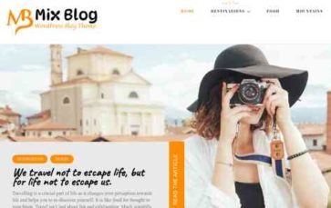 Mix Blog (screenshot desktop)