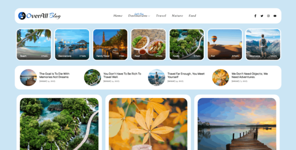 Overall Blog Pro (Shadow Themes)