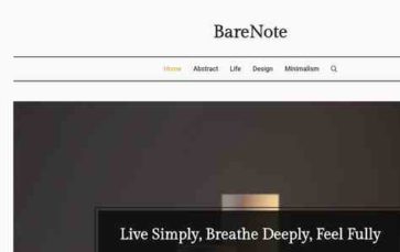 BareNote (screenshot desktop)