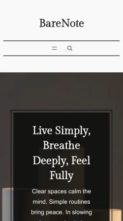 BareNote (screenshot mobile)