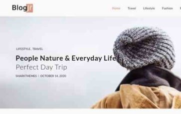BlogJr Pro (screenshot desktop)