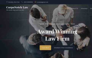 CorpoNotch Law (screenshot desktop)