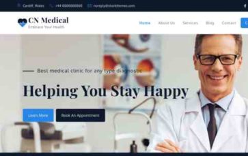 CorpoNotch Medical (screenshot desktop)