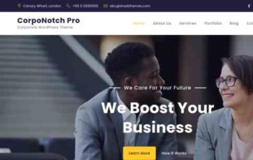 CorpoNotch Pro (screenshot desktop)