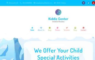 Kiddiz Center (screenshot desktop)