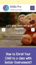 Kiddiz Pro (screenshot mobile)