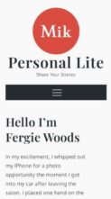 Mik Personal Lite (screenshot mobile)