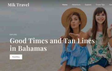 Mik Travel (screenshot desktop)