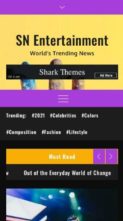 Shark News Entertainment (screenshot mobile)