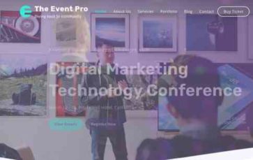 The Event Pro (screenshot desktop)