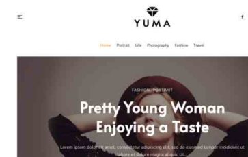 Yuma Blog (screenshot desktop)