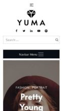 Yuma Blog (screenshot mobile)