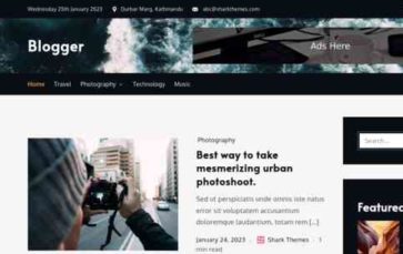 Yuma Blogger (screenshot desktop)