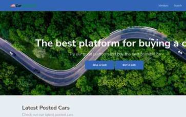 Car Auction Marketplace (screenshot desktop)
