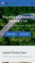 Car Auction Marketplace (screenshot mobile)