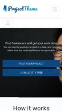 Screenshot Mobile Project (SiteMile) (screenshot mobile)