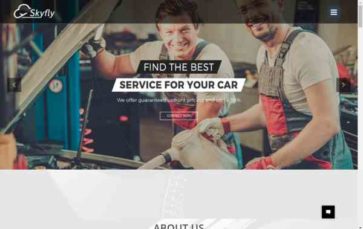 Skyfly (SketchThemes) - (screenshot desktop)