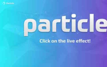 Particle (screenshot desktop)