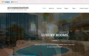 Accommodation (screenshot desktop)