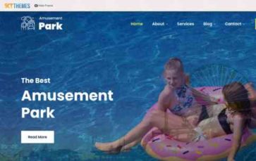 Amusement Park (SKT Themes) - (screenshot desktop)