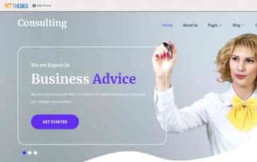Consulting Pro (SKT Themes) (screenshot desktop)