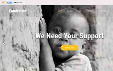 Fundraiser (screenshot desktop)