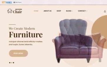 Furniture Store (SKT Themes) (screenshot desktop)