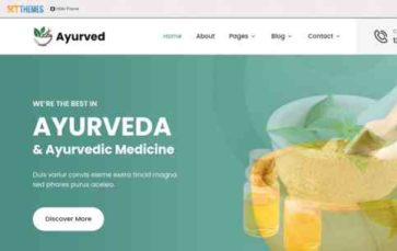 GB Ayurveda (screenshot desktop)