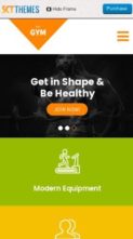 Gym Pro (SKT Themes) (screenshot mobile)
