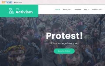 SKT Activism (screenshot desktop)