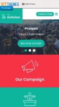 SKT Activism (screenshot mobile)