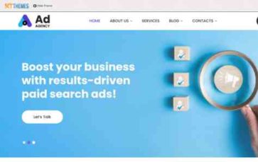 SKT Ad Agency (screenshot desktop)