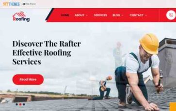 SKT Roofing (screenshot desktop)